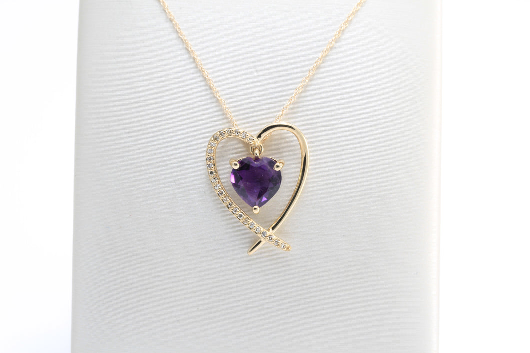 Amethyst and Yellow Gold